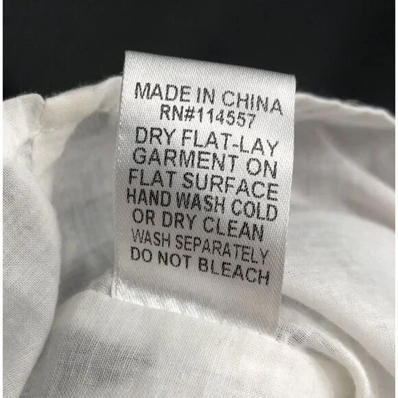 THML Women's Striped Embroidered Mini Beach Dress Size S Coastal Summer Tassels - Picture 6 of 9